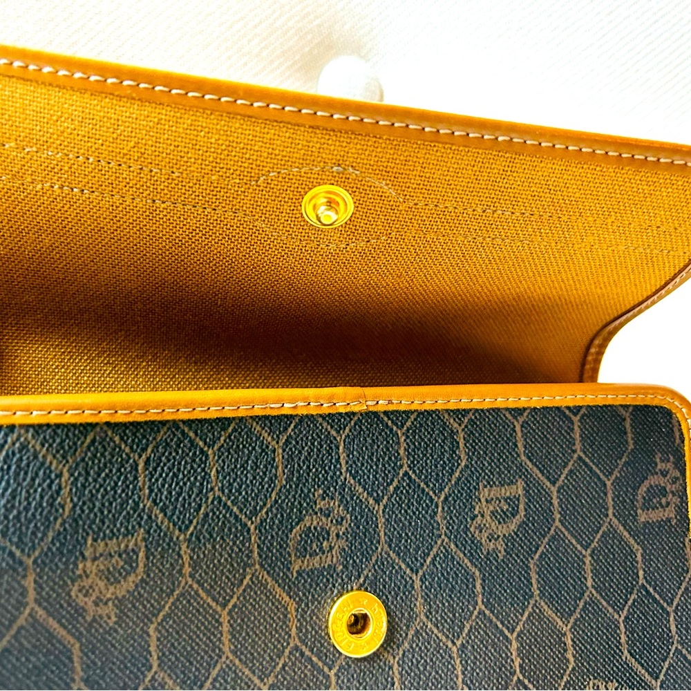 Vintage Christian Dior logo canvas clutch, never used! - Picture 4 of 10